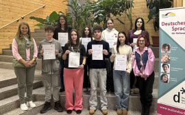 Felicitări elevilor pentru obținerea atestatului de limba germană DSD I