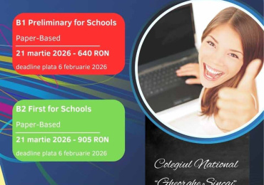 Sesiune de examene Cambridge, martie 2026