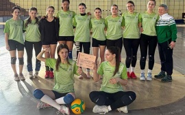 Locul I la etapa județeană din cadrul Olimpiadei Naționale a Sportului Școlar – volei fete