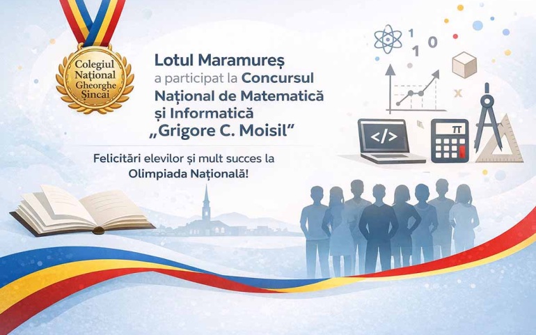 A avut loc Concursul Național de Matematică și Informatică „Grigore C. Moisil”, ediția a XXXVIII-a