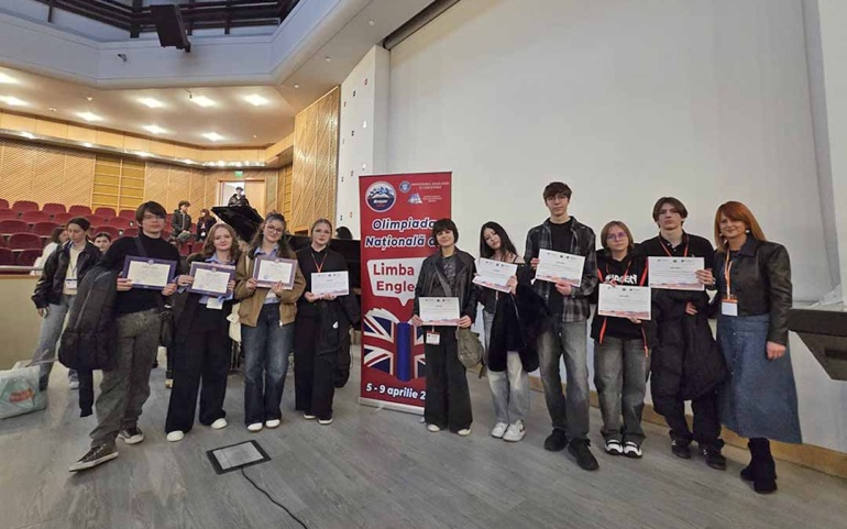 Performanță, pasiune și premii pentru zece elevi la Olimpiada Națională de Limba Engleză 2026