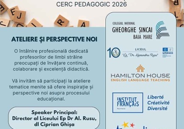 Profesor motivat, Elevi motivați – Cerc pedagogic 2026