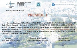Rezultate remarcabile obținute la ultimele concursuri la limba italiană