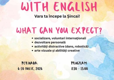 Colegiul Național „Gheorghe Ṣincai” vă invită la „Summer Fun with English”