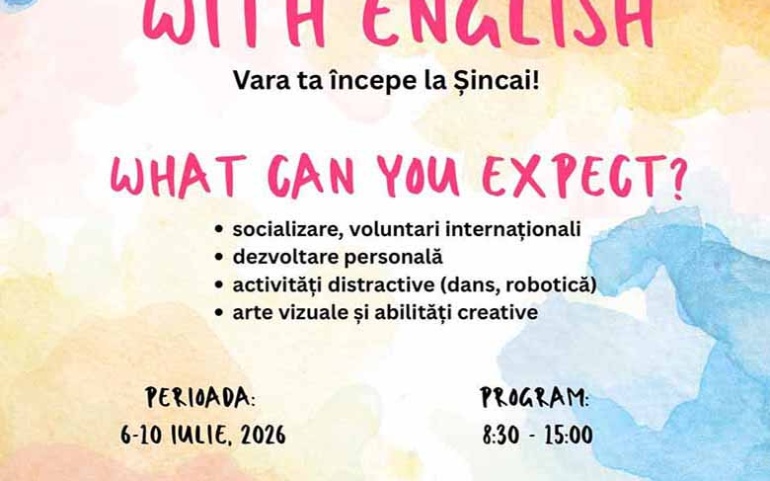 Colegiul Național „Gheorghe Ṣincai” vă invită la „Summer Fun with English”