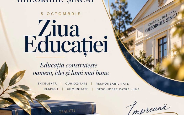 Ziua Educației, celebrată la Colegiul Național „Gheorghe Șincai” din Baia Mare