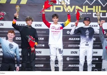 Matei Huțanu – Locul I la Cupa Europeană de Downhill