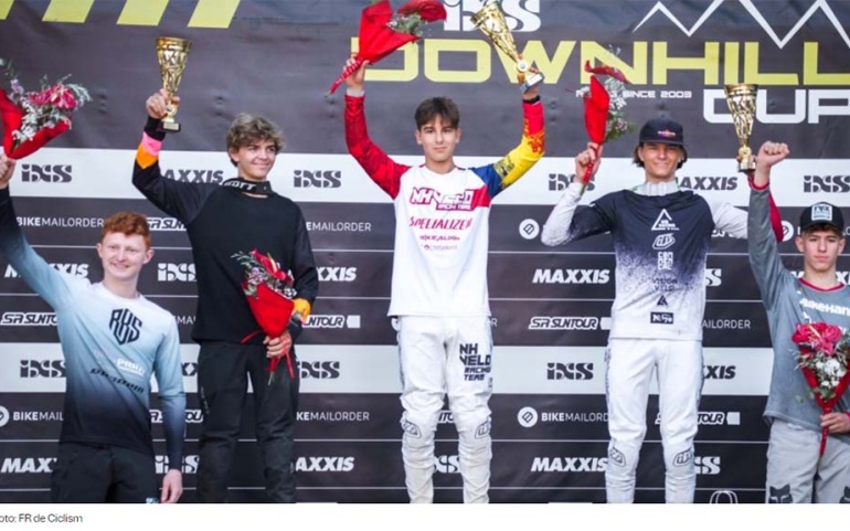 Matei Huțanu – Locul I la Cupa Europeană de Downhill